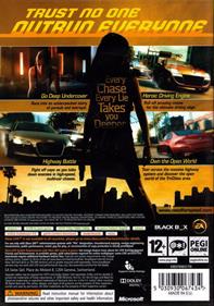 Need for Speed: Undercover - Box - Back Image