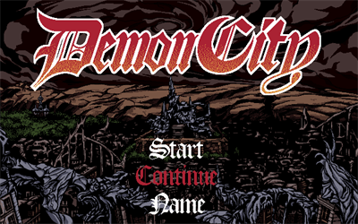 Demon City - Screenshot - Game Title Image