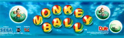 Monkey Ball - Arcade - Marquee Image