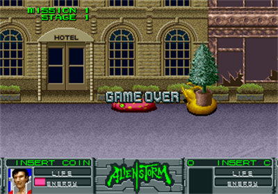 Alien Storm - Screenshot - Game Over Image