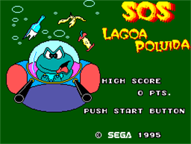 Sapo Xulé: S.O.S. Lagoa Poluída - Screenshot - Game Title Image