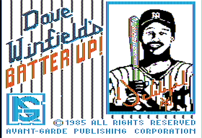 Dave Winfield's Batter Up! - Screenshot - Game Title Image