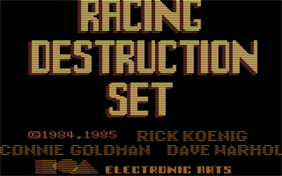 Racing Destruction Set - Screenshot - Game Title Image