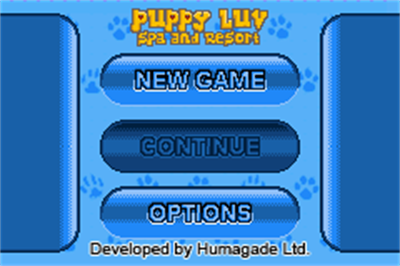 Puppy Luv: Spa and Resort - Screenshot - Game Title Image