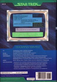 Star Trek: The Kobayashi Alternative - Box - Back Image