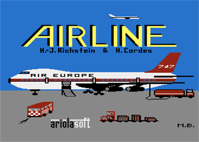 Airline (Ariolasoft) - Screenshot - Game Title Image