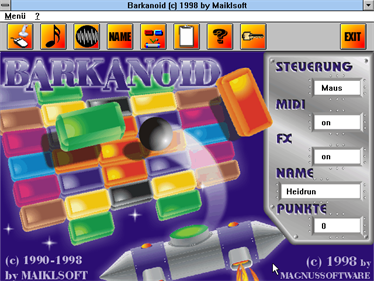 Barkanoid - Screenshot - Game Title Image