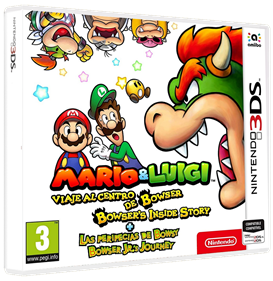 Mario & Luigi: Bowser's Inside Story + Bowser Jr's Journey - Box - 3D Image