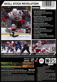 NHL 07 - Box - Back Image