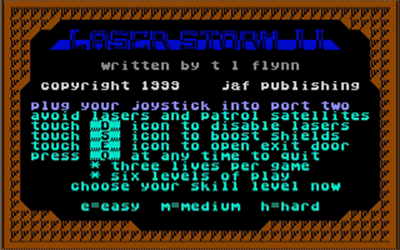 Laser Storm II - Screenshot - Game Title Image