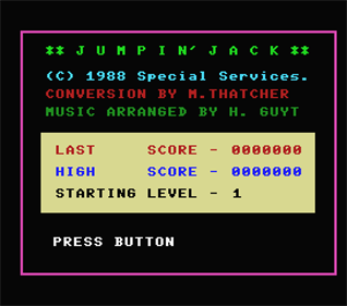 Jumpin Jack - Screenshot - Game Title Image