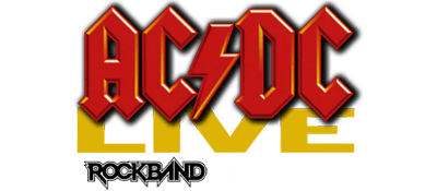 AC/DC Live: Rock Band Track Pack - Clear Logo Image