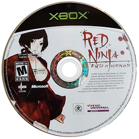 Red Ninja: End of Honor - Disc Image