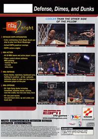 ESPN NBA 2Night - Box - Back Image