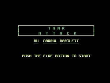 Tank Attack (Darryl Bartlett) - Screenshot - Game Title Image