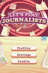 Let's Play: Journalists - Screenshot - Game Title Image