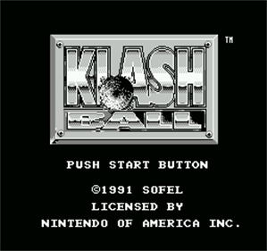 Klash Ball - Screenshot - Game Title Image