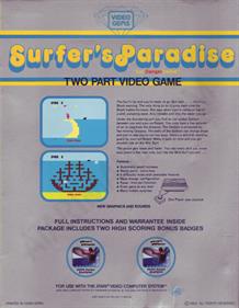 Surfer's Paradise: But Danger Below! - Box - Back Image