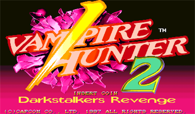 Vampire Hunter 2: Darkstalkers Revenge - Screenshot - Game Title Image