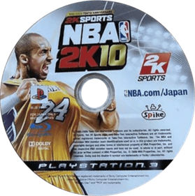 NBA 2K10 - Disc Image