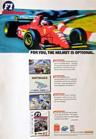 F1 Challenge - Advertisement Flyer - Front Image