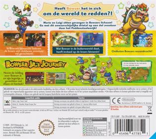 Mario & Luigi: Bowser's Inside Story + Bowser Jr's Journey - Box - Back Image