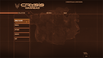 Crysis: Warhead - Screenshot - Game Title Image