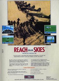 Reach for the Skies - Advertisement Flyer - Front Image