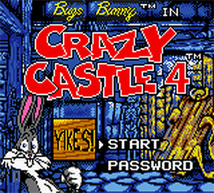 Bugs Bunny in Crazy Castle 4 - Screenshot - Game Title Image