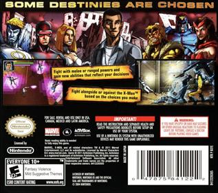 X-Men: Destiny - Box - Back Image