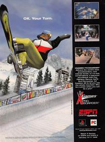 ESPN X-Games Pro Boarder - Advertisement Flyer - Front Image