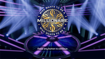 Who Wants to Be a Millionaire - Screenshot - Game Title Image