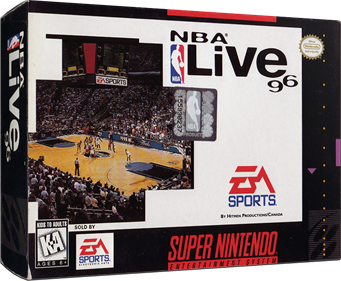 NBA Live 96 - Box - 3D Image