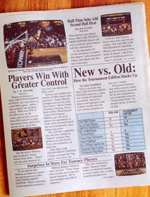NBA Jam Tournament Edition - Advertisement Flyer - Back Image