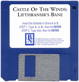 Castle of the Winds II: Lifthransir's Bane - Disc Image