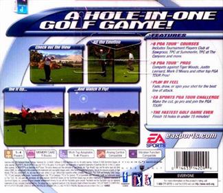 Tiger Woods PGA Tour Golf - Box - Back Image