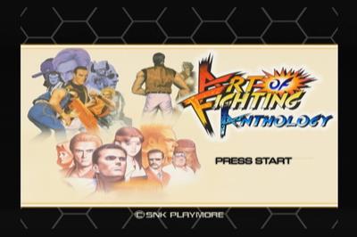 Art of Fighting Anthology - Screenshot - Game Title Image