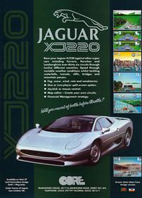 Jaguar XJ220 - Advertisement Flyer - Front Image