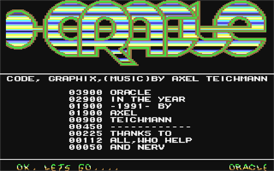 Oracle - Screenshot - Game Title Image