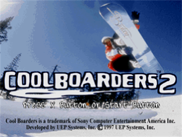 Cool Boarders 2 - Screenshot - Game Title Image
