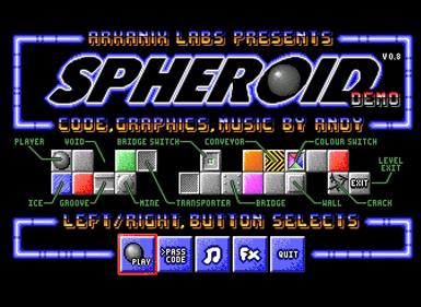 Spheroid - Screenshot - Game Title Image