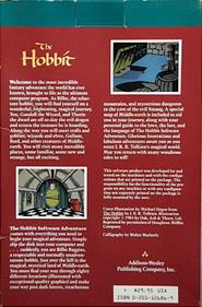 The Hobbit: A Software Adventure - Box - Back Image