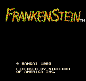 Frankenstein: The Monster Returns - Screenshot - Game Title Image