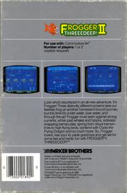 Frogger II: ThreeeDeep! - Box - Back Image