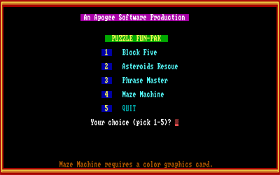 Puzzle Fun-Pak - Screenshot - Game Title Image