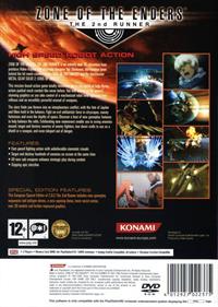 Zone of the Enders: The 2nd Runner - Box - Back Image