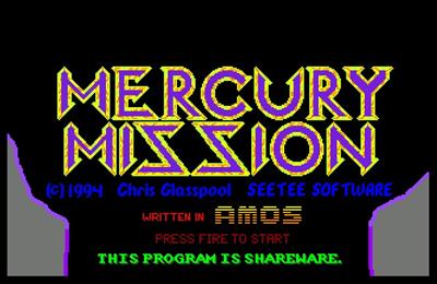 Mercury Mission - Screenshot - Game Title Image