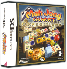 Mah Jong Quest: Expeditions - Box - 3D Image