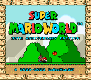 Super Mario World: 30th Anniversary Edition - Screenshot - Game Title Image