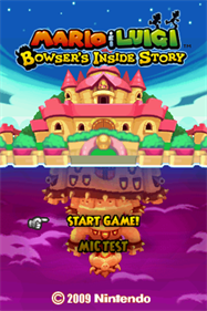 Mario & Luigi: Bowser's Inside Story - Screenshot - Game Title Image